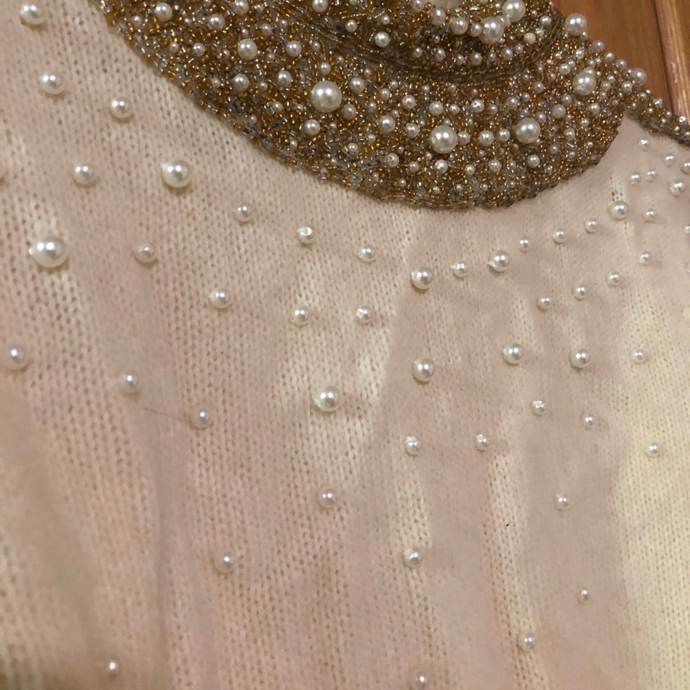 Vintage 80s Fancy Wool Sweater